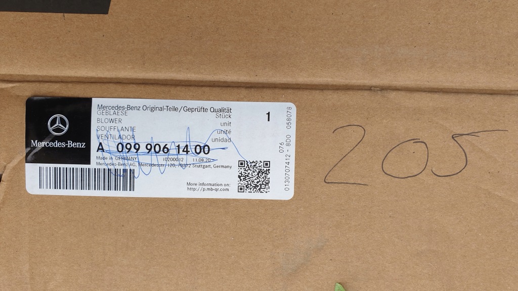 фото №7, Mercedes c-klasa w205 205 glc x253 253 вентилятор,