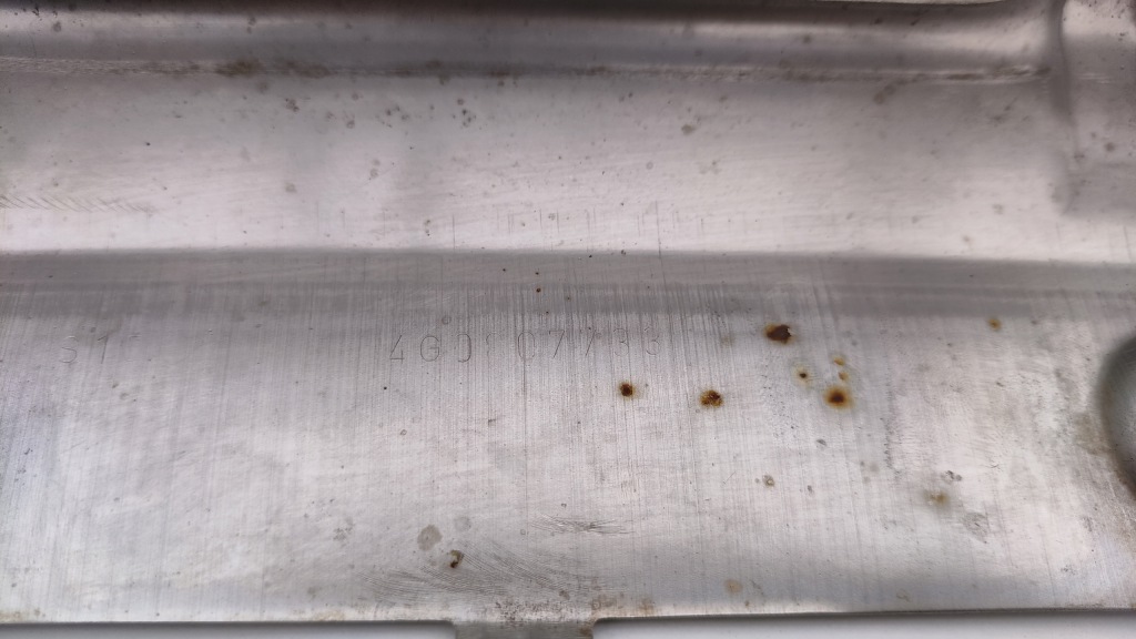 Audi a6 c7 4g0 13-17 allroad спойлер лист накладка бампера перед dk09 Киев