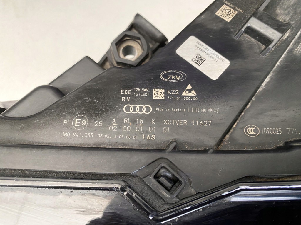 Audi sq7 4m 2017- бампер капот фари matrix крила ly5q 135098 km Доставка