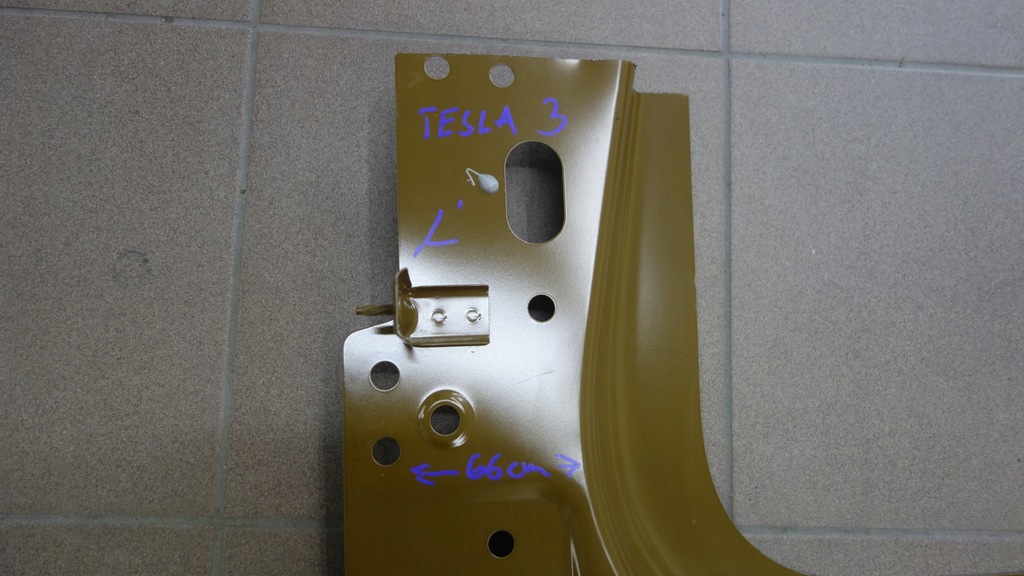 фото №4, Tesla model 3 поріг блок двигуна лівий передній обшивка