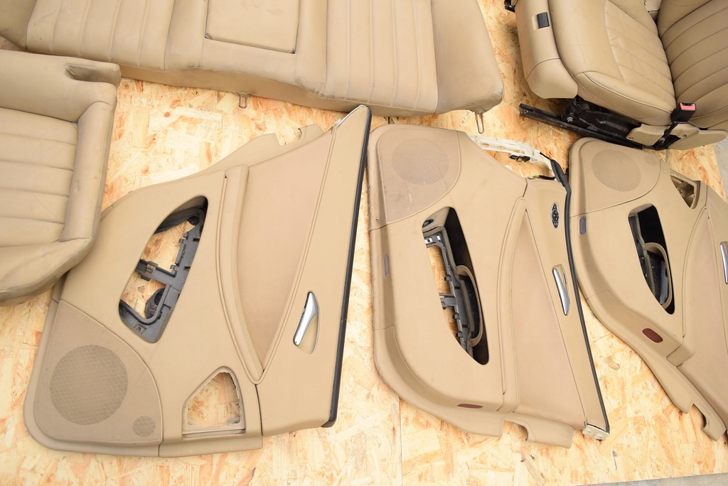 фото №5, Mercedes w219 оббивка сидіння сидіння uk шкіра комплект