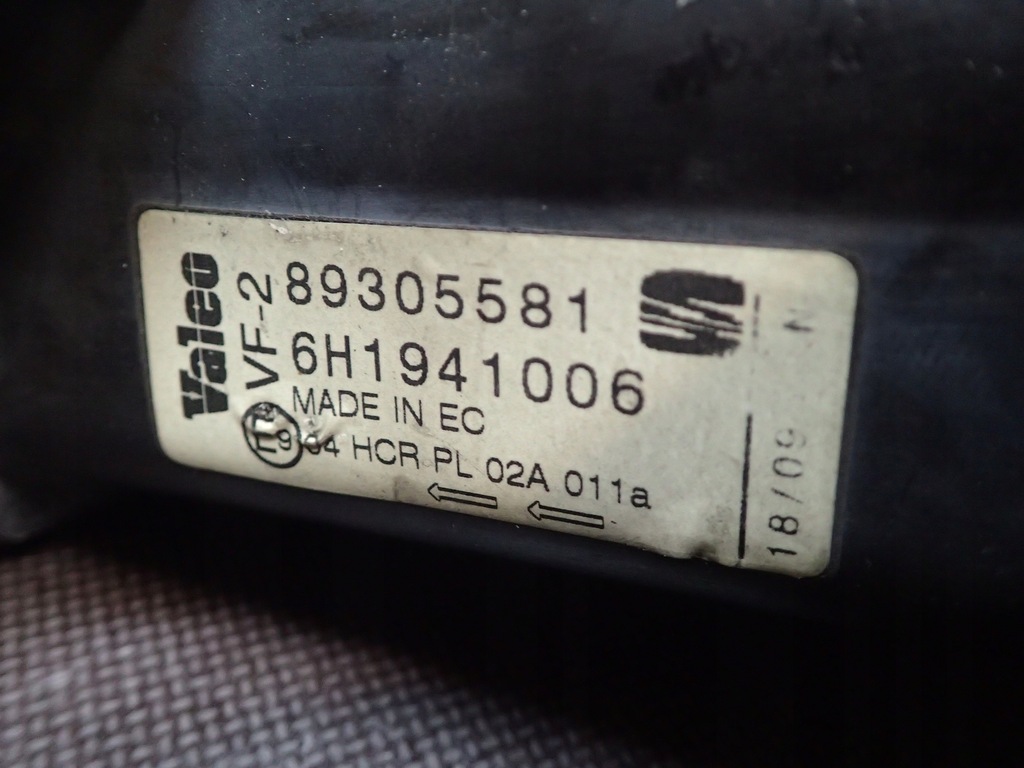 фото №11, Лампа перед права seat arosa 6h1941006