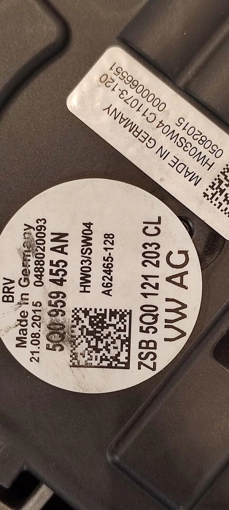 фото №7, Skoda octavia iii корпус вентилятор 5q0959455an 5q0121205ad