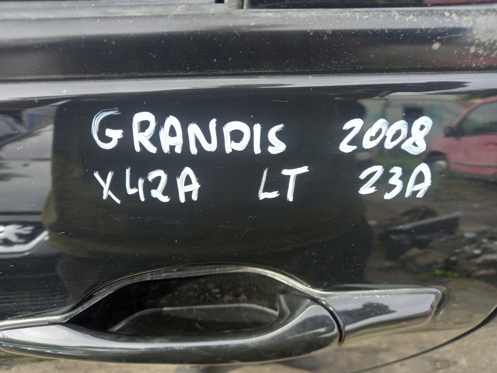 фото №11, Mitsubishi grandis двері лівий задня ліва задні x42