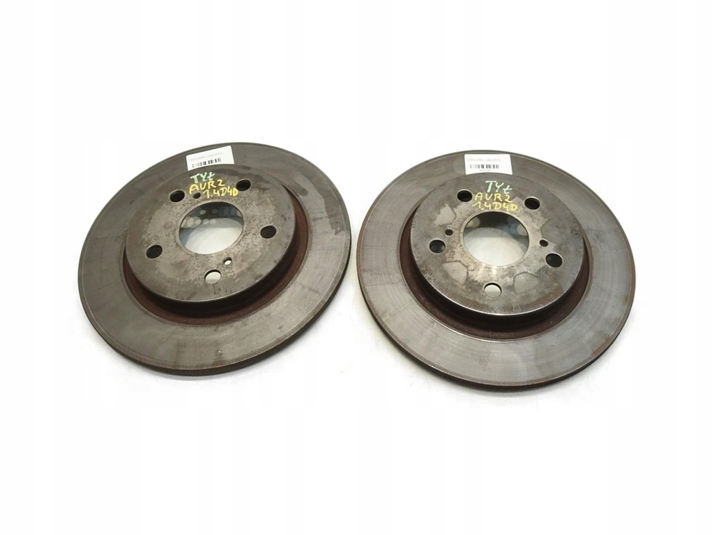 фото №1, Тормозные диски тормозные задняя toyota auris ii