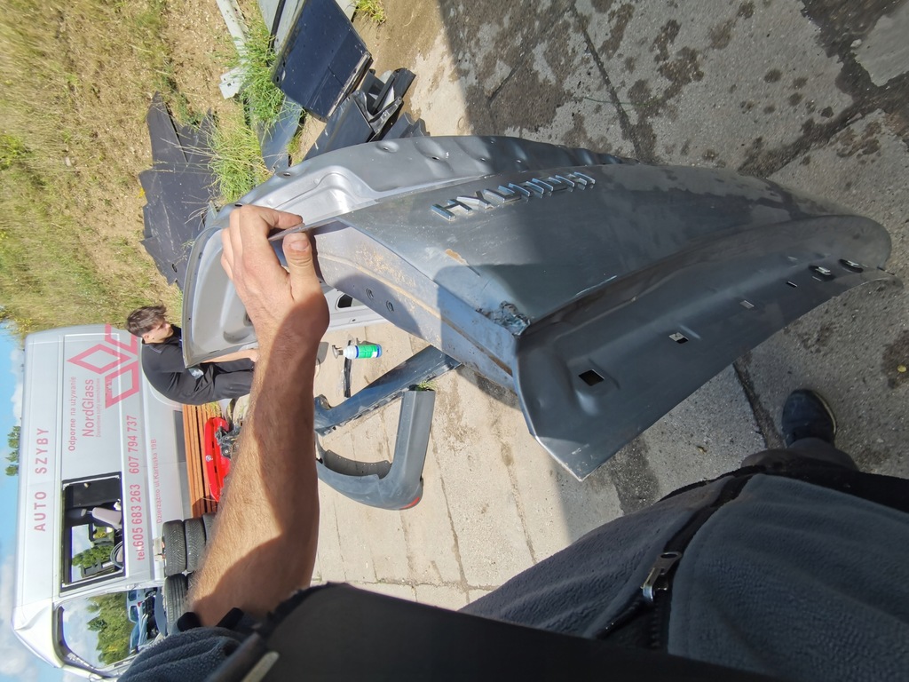 фото №13, Hyundai tucson iv - кришка багажника задня срібляста