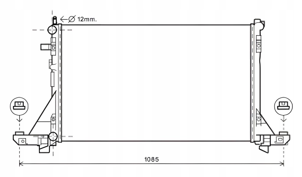фото №1, Радіатор opel movano b 10-