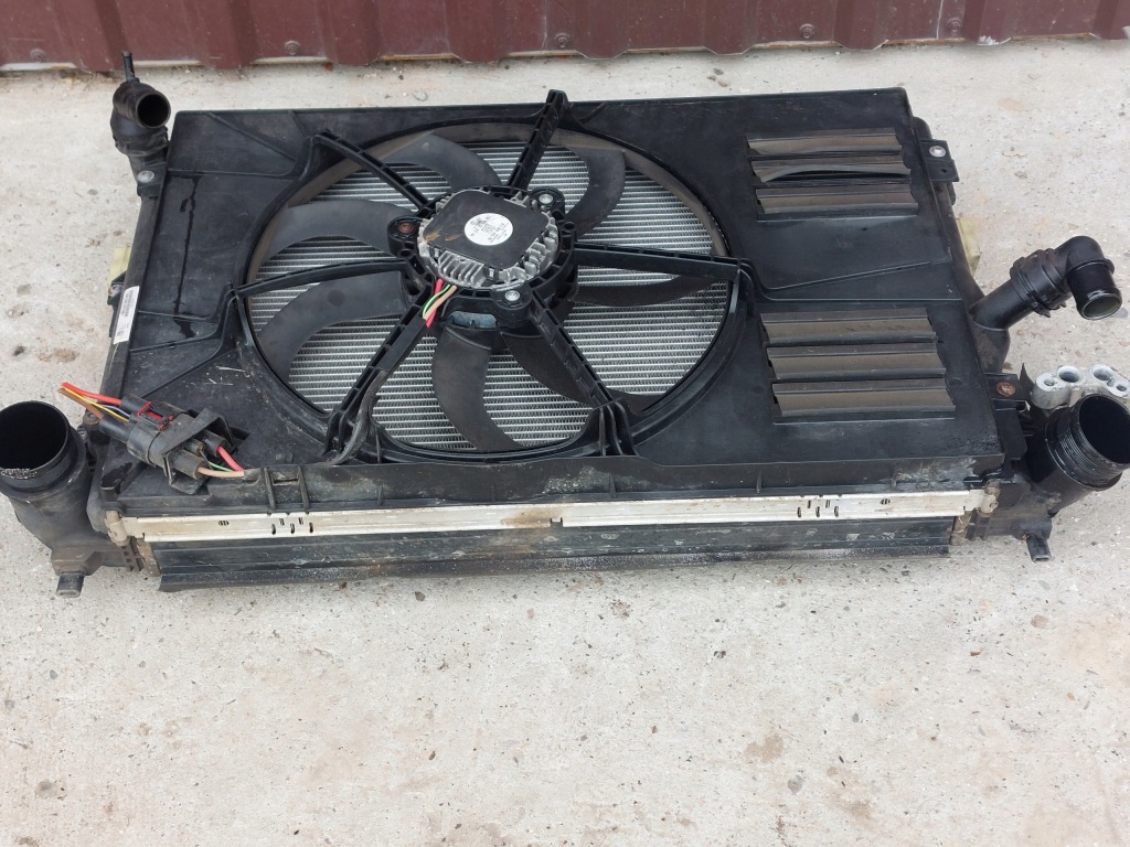 Радиатор воды интеркулер вентилятор 1.6 tdi golf vi superb 2 leon 2 vw с Разборки