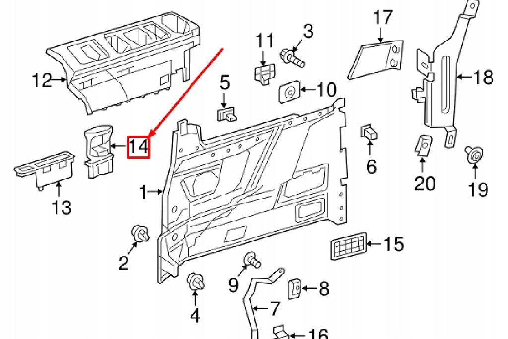 фото №10, Mercedes-benz vito w447 задній кронштейн na чашка a4478101400 новий оригінальний