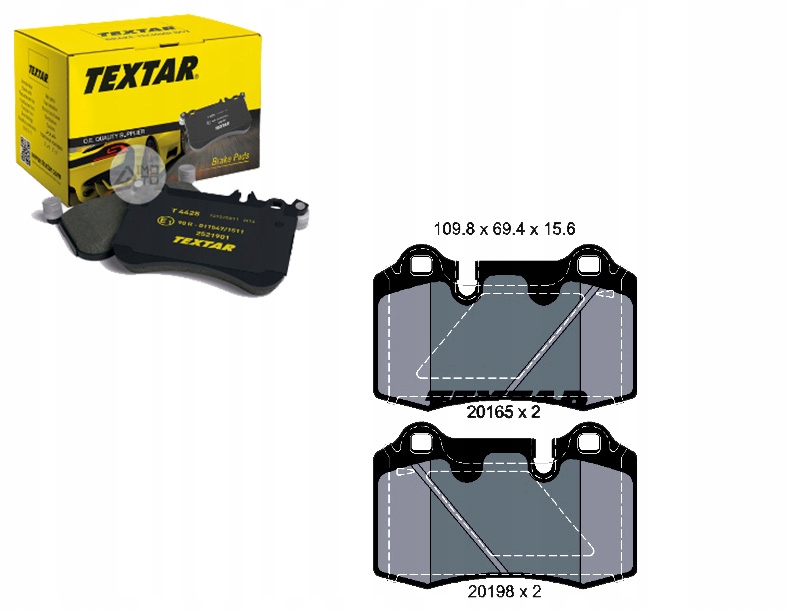 фото №1, Тормозные колодки тормозные aston martin db9 coupe 4.2 v8