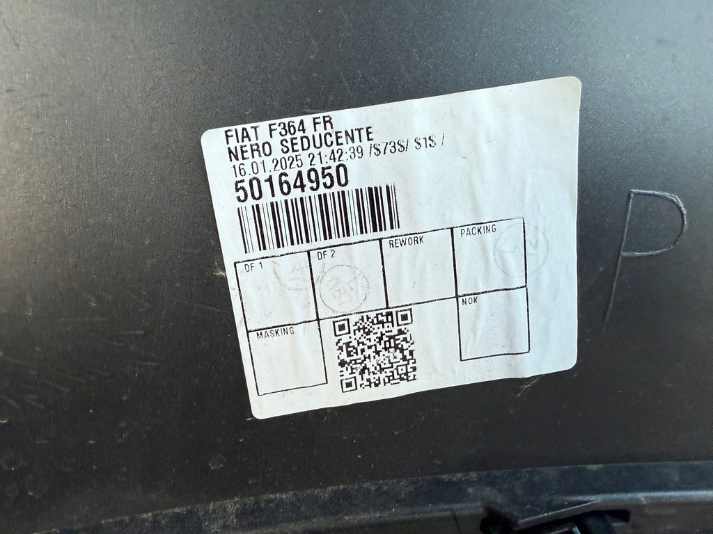 фото №14, Fiat 600 2023- бампер перед передний nero чёрный cinema