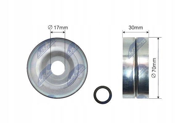 фото №2, Nty ролик натяжителя ремень клиновой honda accord viii civic viii cr-v