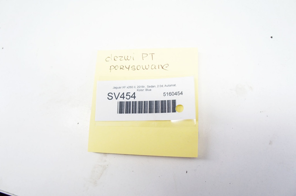 фото №7, Sv454 jaguar xf ii x260 ^ дверь правый задняя blue sedan