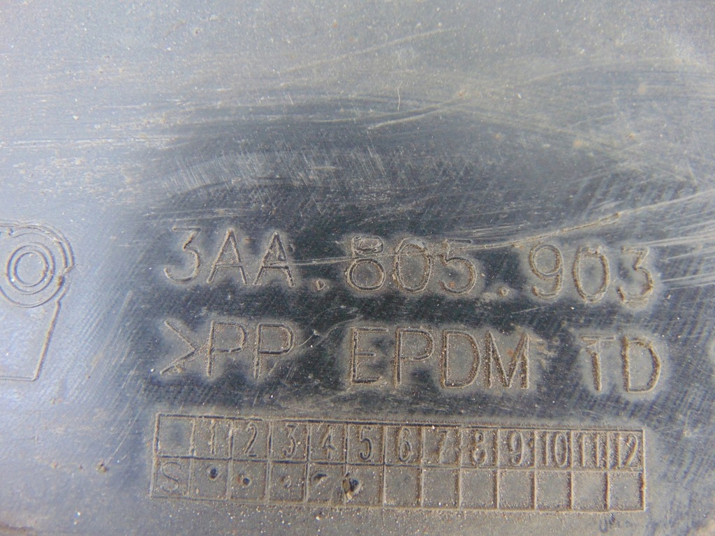 фото №16, Накладка бампера перед vw passat b7 3aa805903