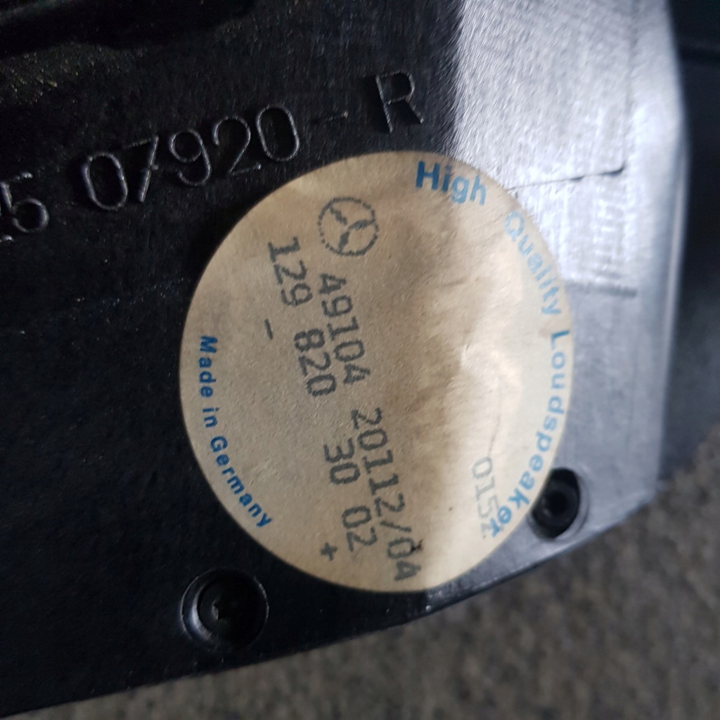 Mercedes sl 129 динамік динаміки a1298203002 Оригінал