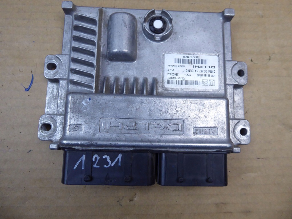 фото №1, Peugeot expert iii 3 блок керування бортовий комп'ютер двигуна 2.0 hdi eht