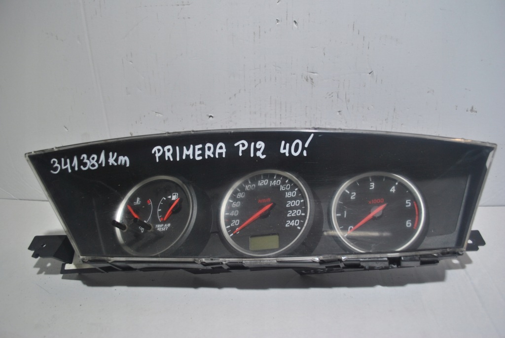 фото №1, Счетчик приборная панель nissan primera p12 av619