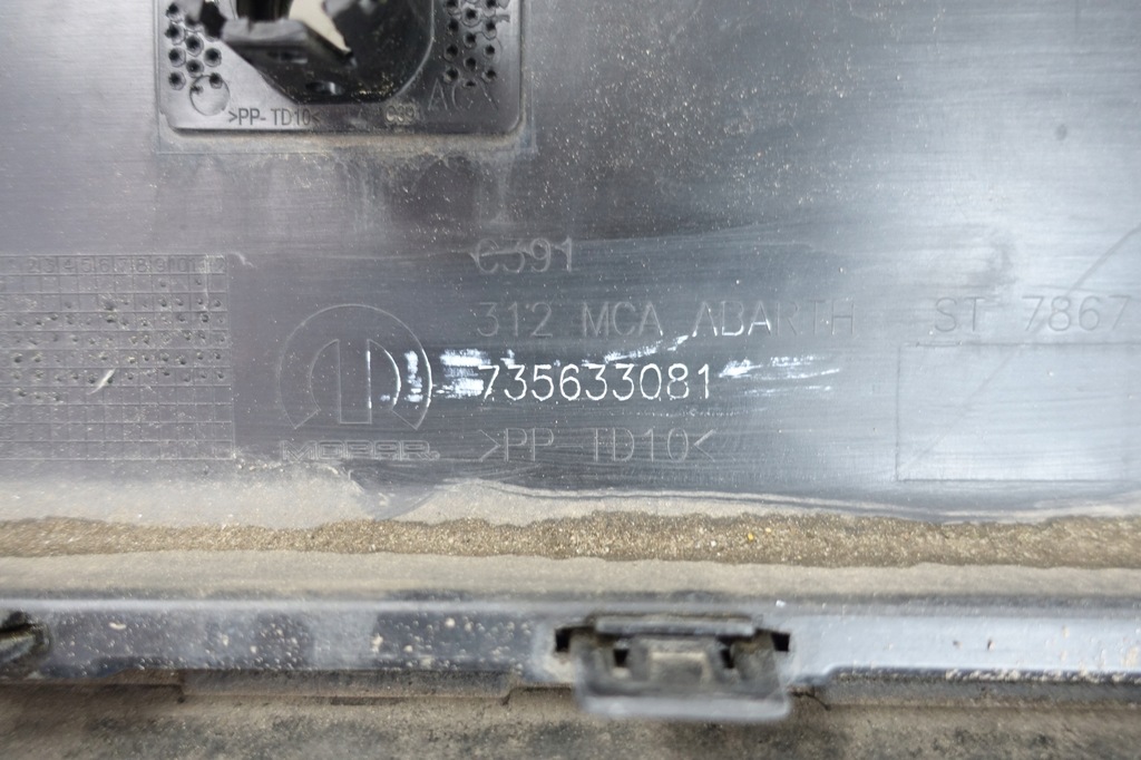 фото №12, Fiat 500 abarth lift 2015- бампер задняя задний 735633081