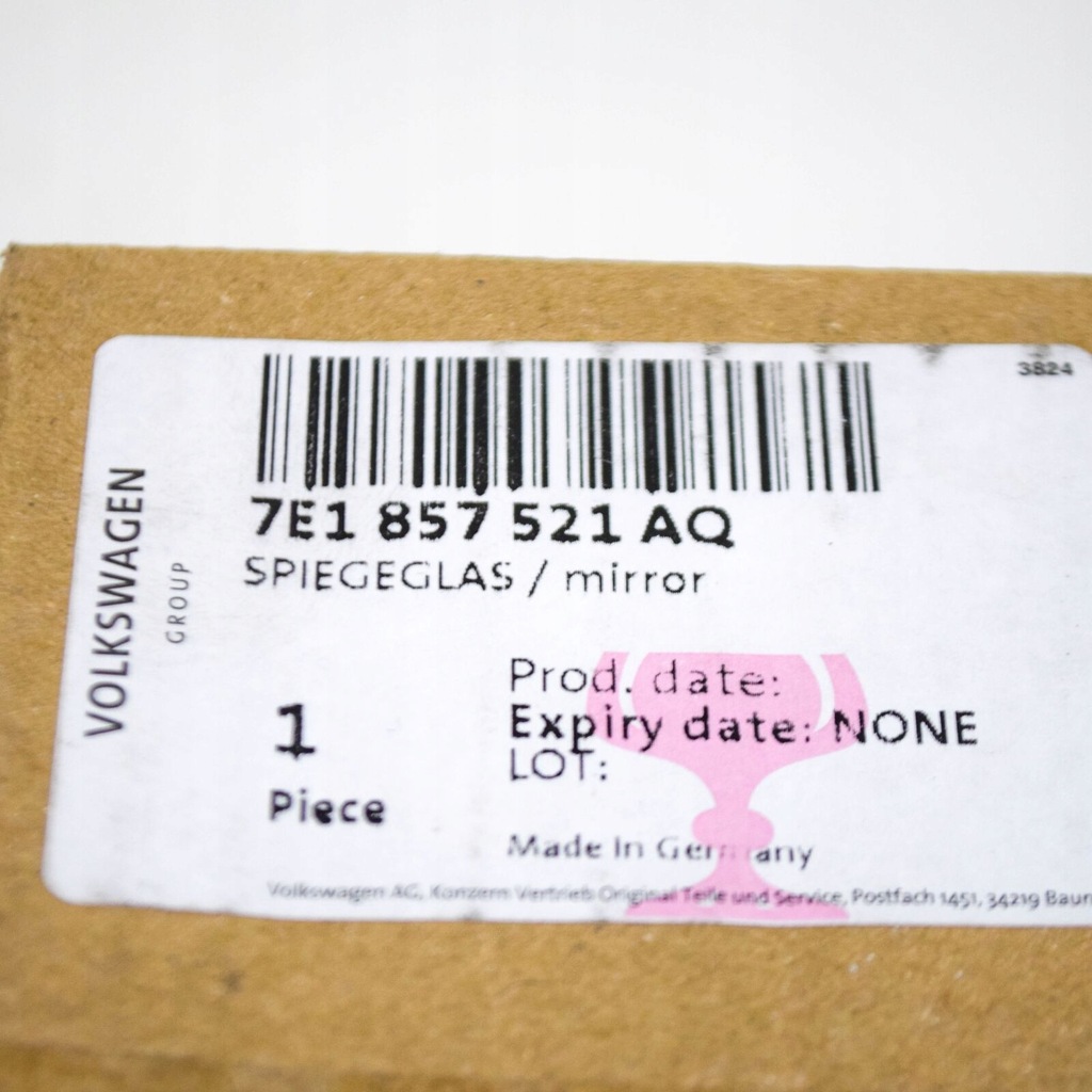 фото №8, Vw amarok передня частина left door mirror glass convex lhd 7e1857521aq