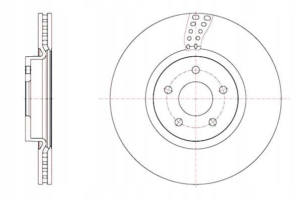 фото №1, Тормозные диски 320x25 v 5-otw ford focus ii - 1szt.