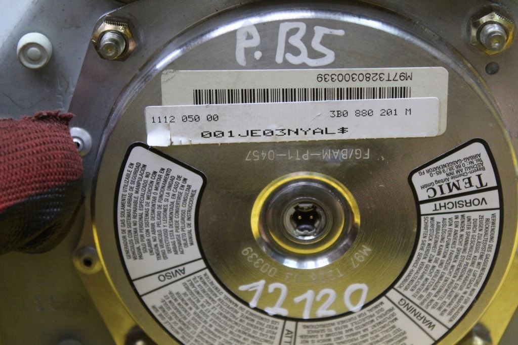 фото №8, Подушка керма passat b5 a4 b5 3b0880201m