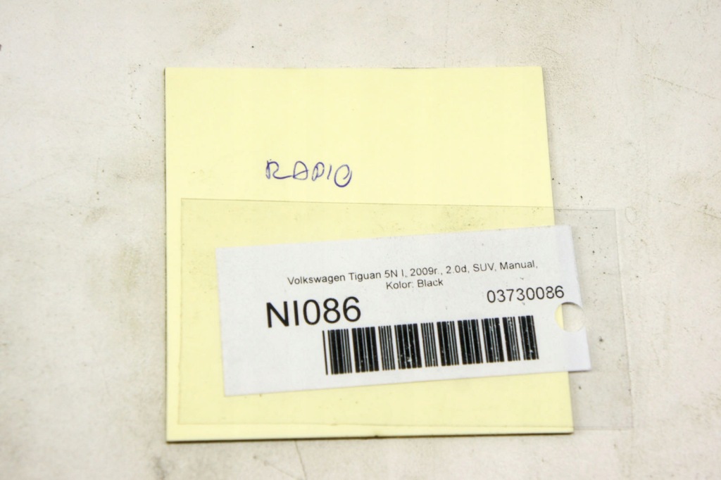 фото №8, Ni086 vw tiguan i 5n радио navi 3ad035185a