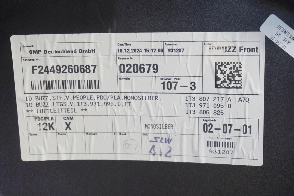 фото №16, Бампер передний 6xpdc камера vw id buzz la7q