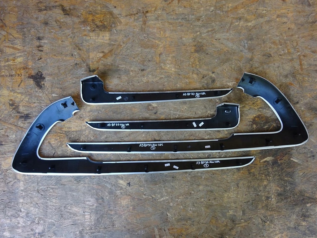 фото №13, Audi a3 s3 8p 8p3 3d накладки декоры дверь алюминий s-line