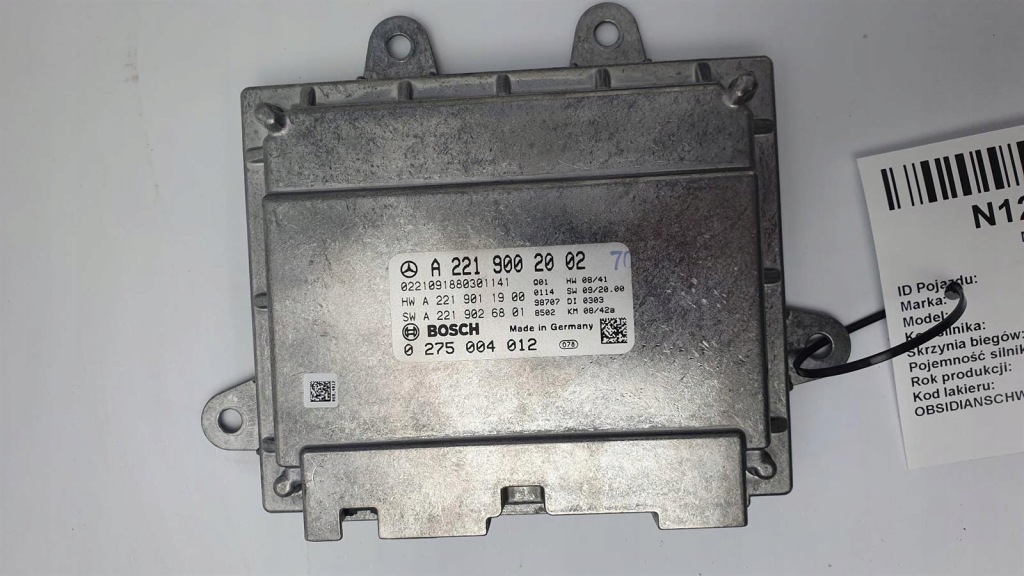 фото №1, Модуль a2219002002 mercedes s - klasa w221