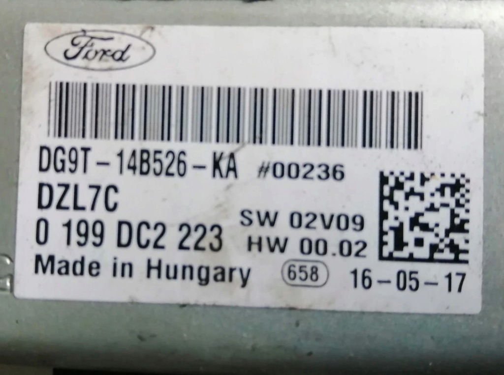 фото №1, Ford mondeo mk5 модуль старт-стоп dg9t-14b526-ka