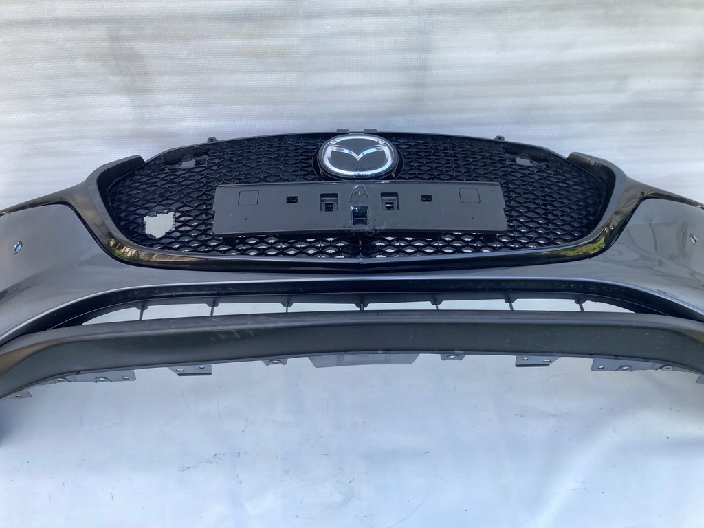 фото №10, Бампер перед pdc решётка радиатора носик чёрные накладки mazda 3 bp 19- хэтчбек 46g