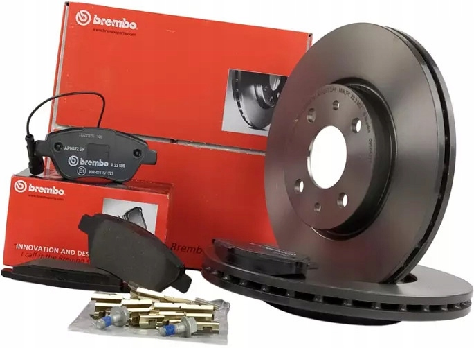 фото №1, Brembo тормозные диски+ тормозные колодки перед lancia musa 257mm