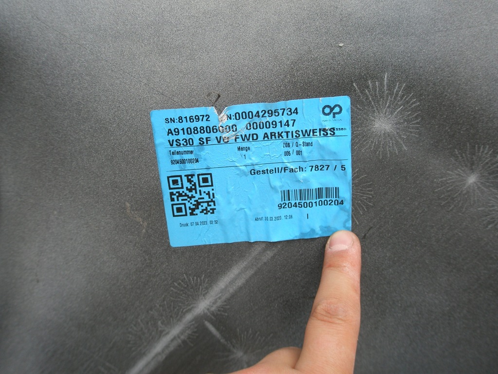 фото №10, Mercedes sprinter новий model w 910 бампер перед передній лак оригінал me