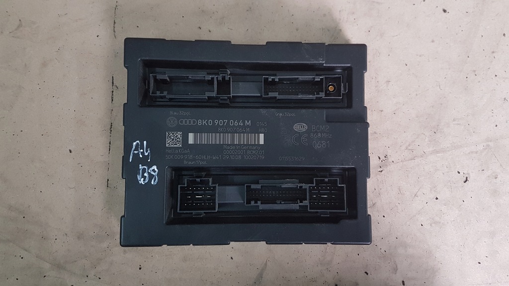 фото №1, Модуль комфорта audi оригинальный номер 8k0907064m