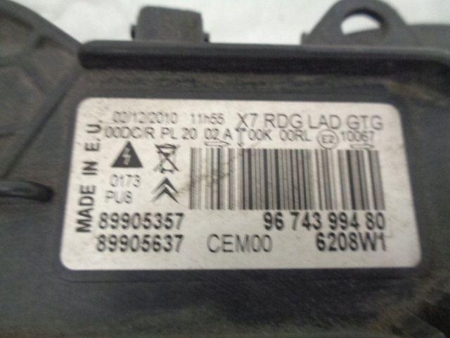 фото №11, C5 iii x7 lift ксенон лампа левая передняя anglia