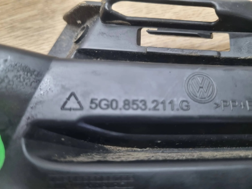 фото №7, Решётка заглушки решётка нижняя бампера левая vw golf vii lift 5g0853211g