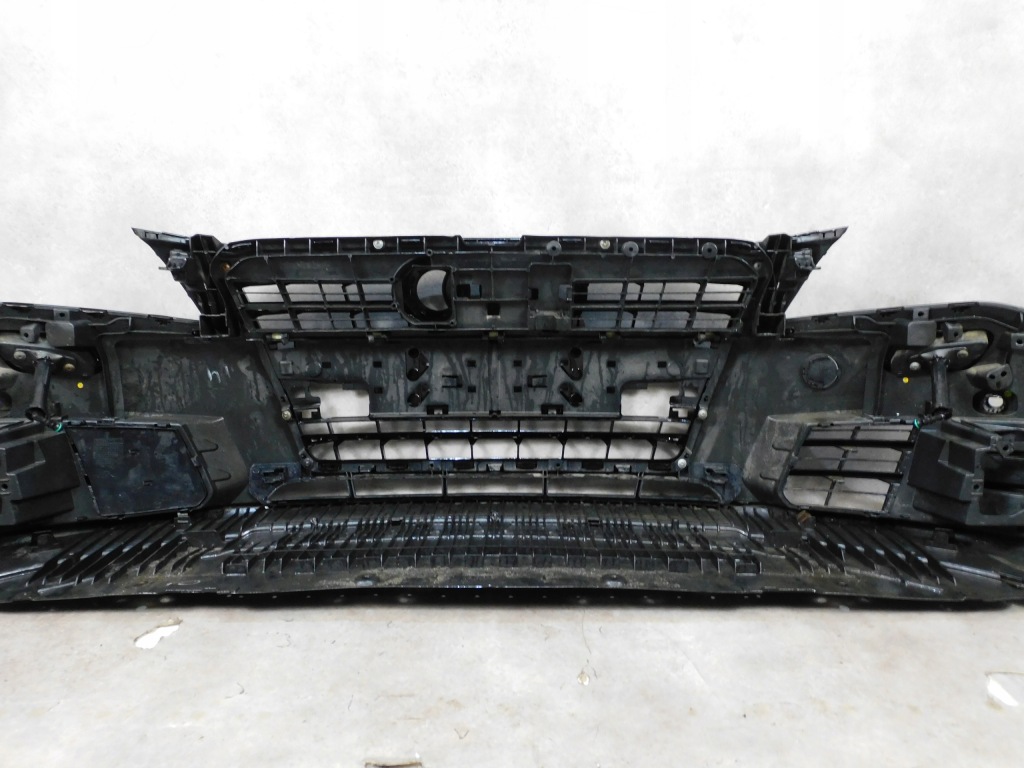 фото №12, Audi a7 c7 4g8 бампер перед передній kompletny звичайний czrny