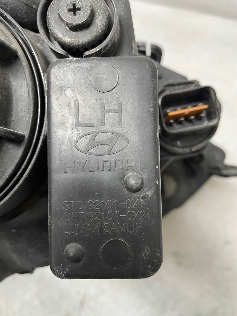 фото №9, Лампа передняя левая hyundai i10 lift 2010- 92101-0x1