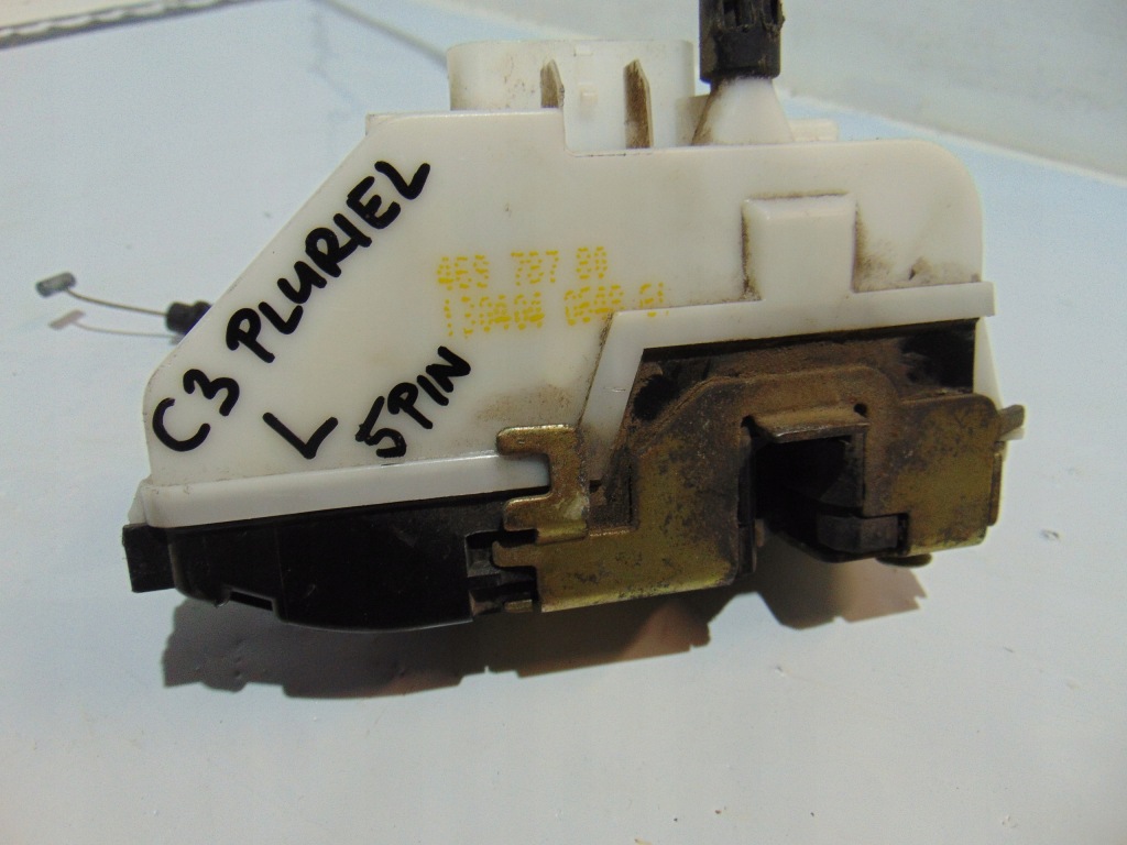 фото №4, Замок дверь левый перед 5 pin citroen c3 pluriel