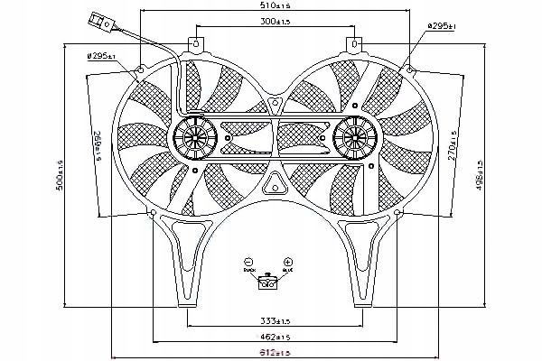 фото №1, Nissens вентилятор радіатора з корпус mercedes