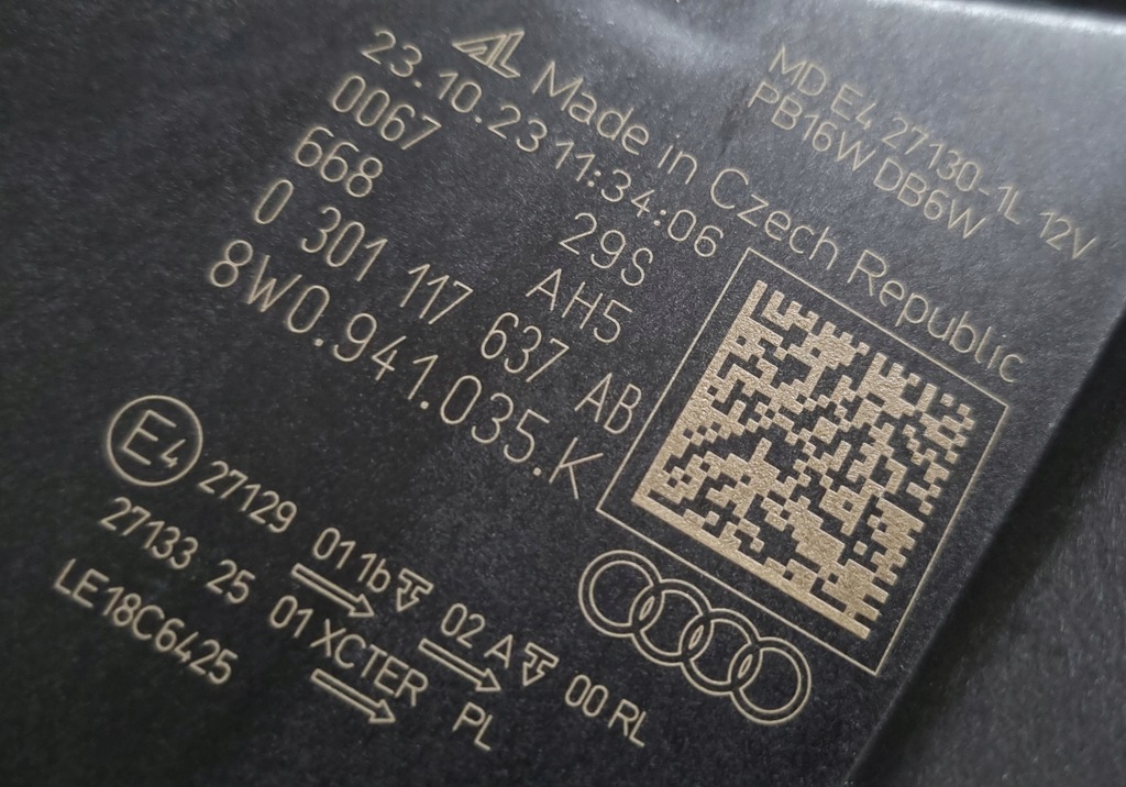 фото №14, Лампа matrix левая audi rs4 8w b9 lift 8w0941035k