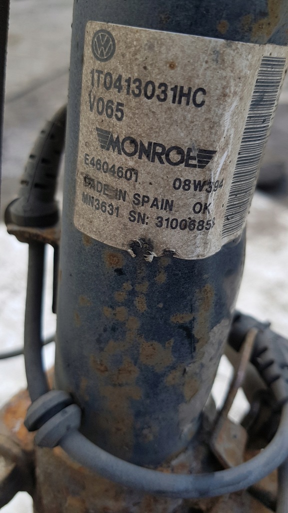 фото №8, Поворотный кулак левая перед vw scirocco 2.0 tfsi