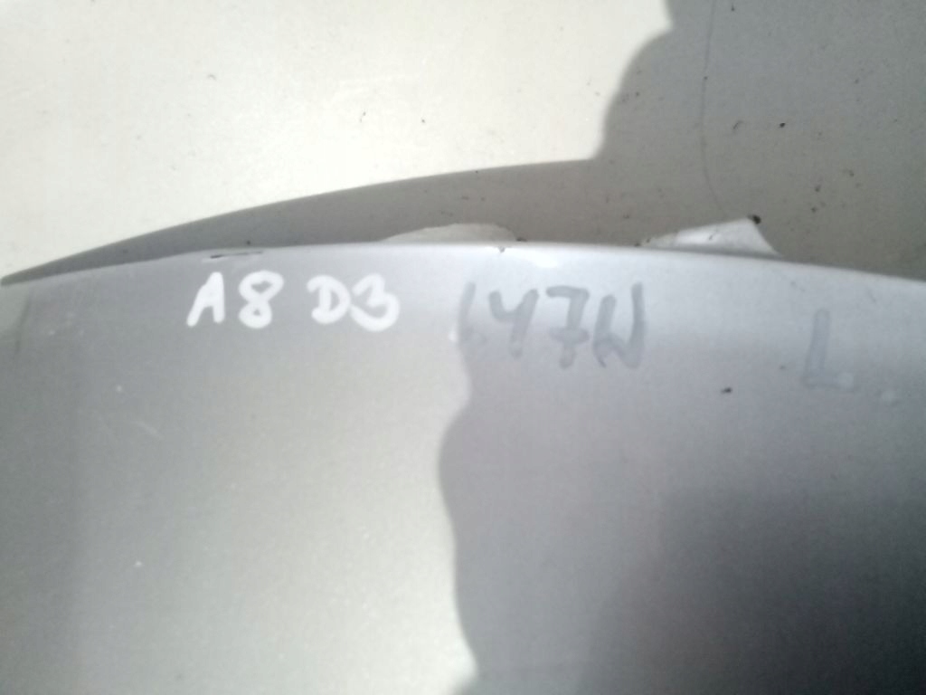 фото №9, Audi a8 d3 крыло левый левая сторона ly7w