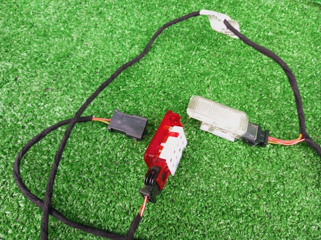 фото №6, Audi a3 8l 00-03 лампа джгут оббивка обшивка двері освітлення кабіни