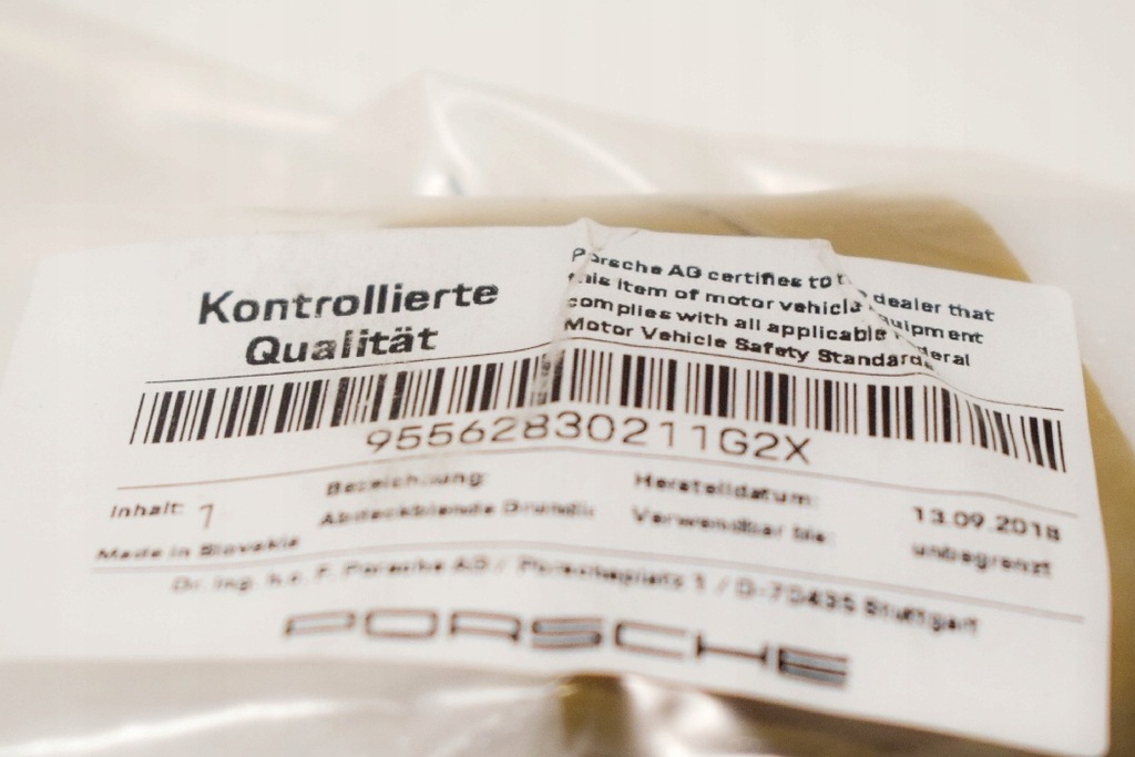 фото №7, Porsche cayenne 9pa насадка распылителя фара 95562830211g2x