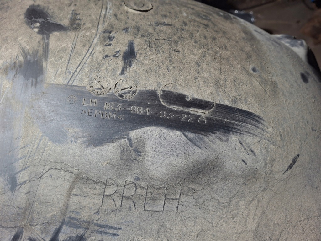 фото №7, Mercedes w163 ml подкрылок левый задняя 1638810322