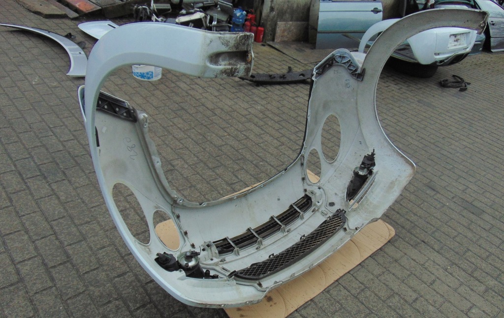 фото №13, Бампер перед передний крылья kpl smart forfour i 454 2004r- белый europa