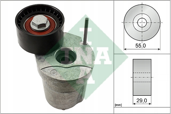 фото №2, Натягувач ремінь поліклиновий ina 534032010