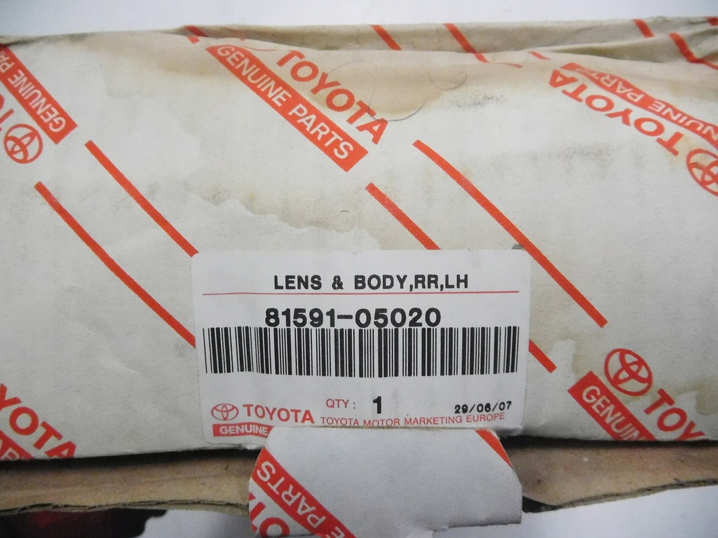 фото №11, Лампа лівий задня toyota carina e оригінальний номер 81591-05020