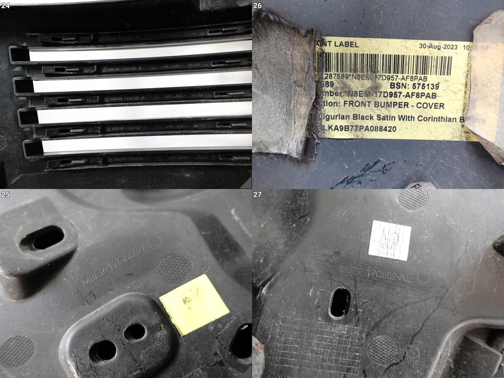 фото №13, Land rover range rover v sv l460 22- бампер решётка решётка радиатора решётка радиатора перед